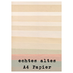 Echtes altes A4 Papier Kategorie.